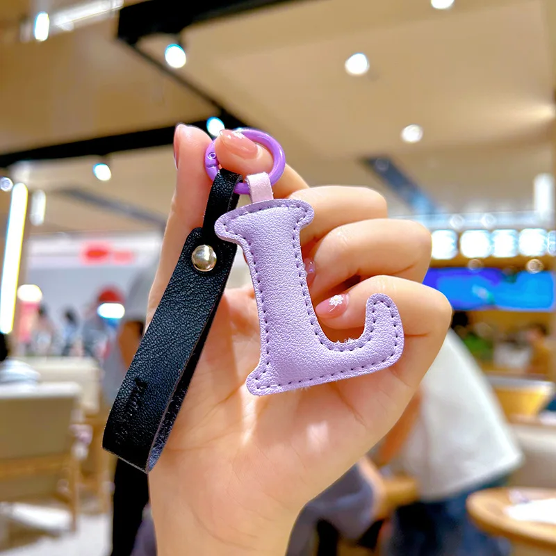 A to Z PU Leather Initial Lett - огляд і ціна Monogram Keychain Leather