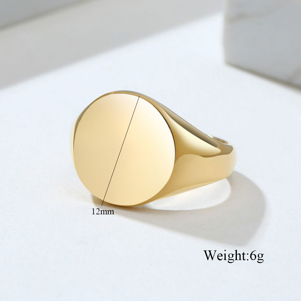 Personalised Initial Engrave C - огляд і ціна Initial Ring Custom