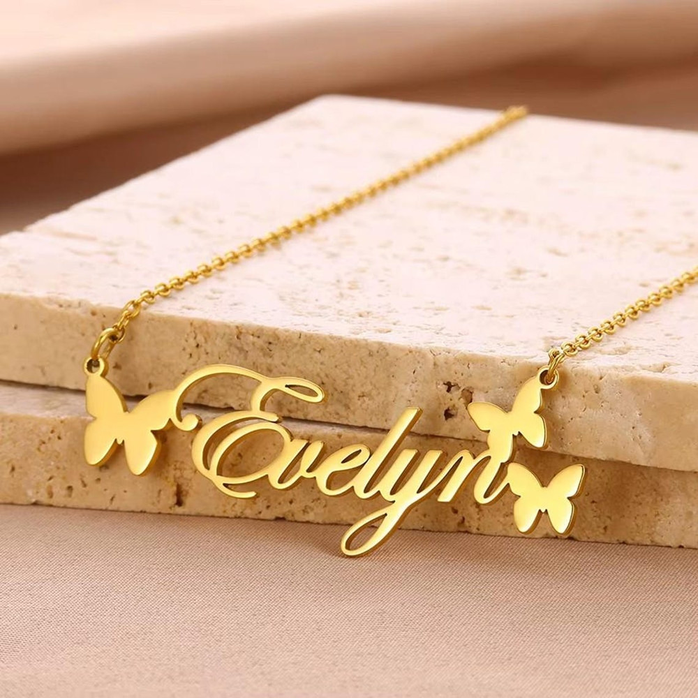 Custom Name Necklace Personali - огляд і ціна Birth Flower Necklace
