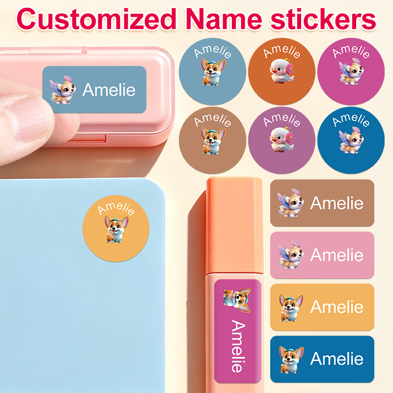 Personalized Name Labels-Stora - огляд і ціна Personalized Name Box