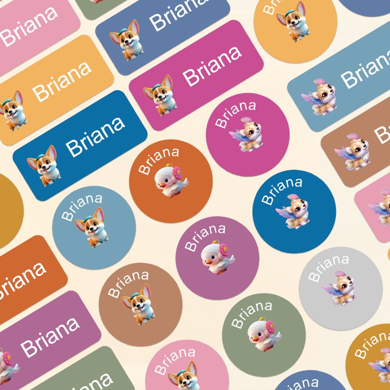 Personalized Name Labels-Stora - огляд і ціна Personalized Name Box